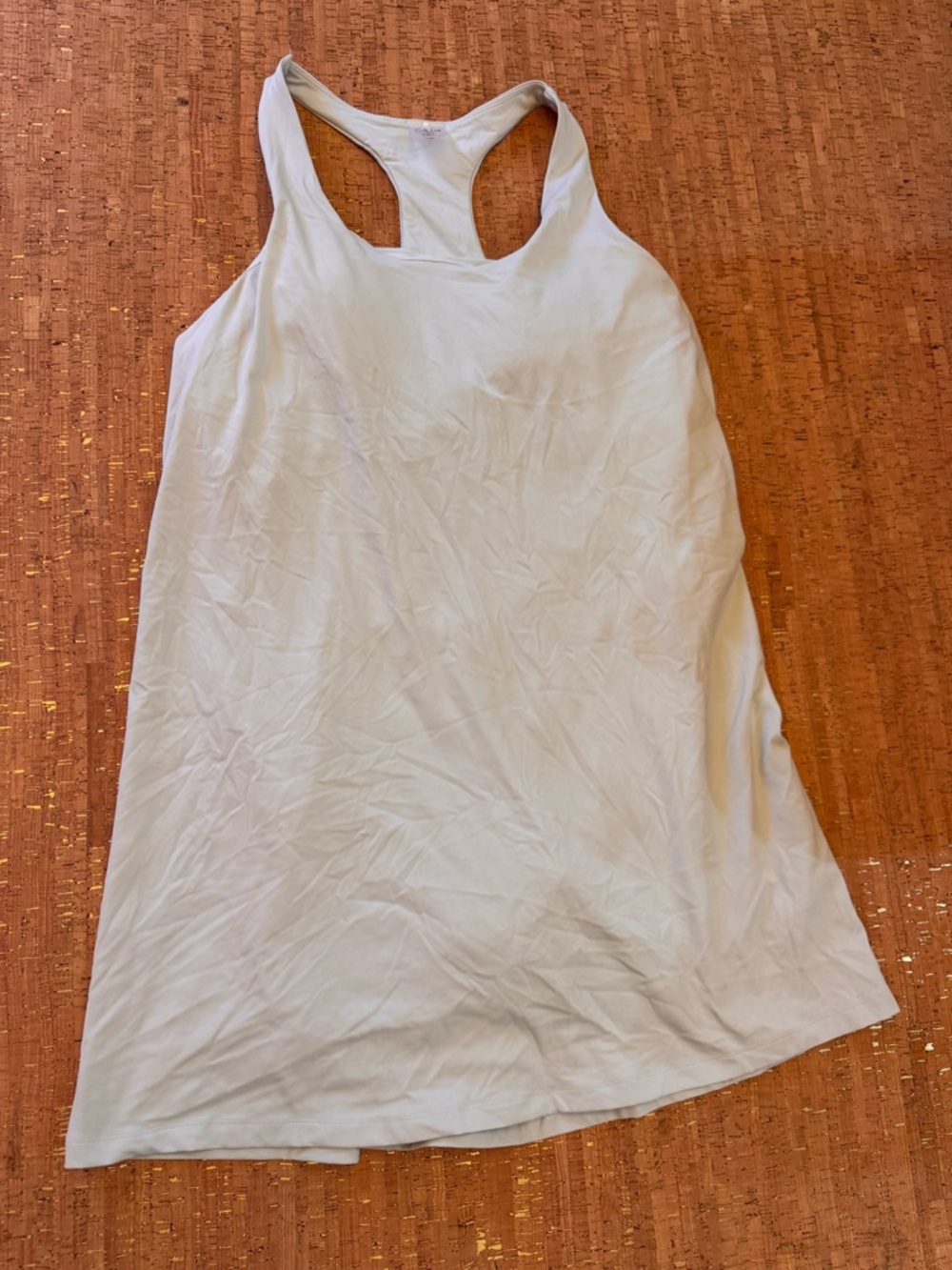 Calia Light Gray Racerback Tennis Dress